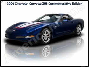 2004 Chevrolet Corvette Z06 Collectible Metal Sign: Commemorative Edition