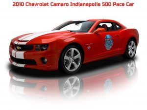 2010 Chevrolet Camaro Collectible Metal Sign: Indy 500 Pace Car