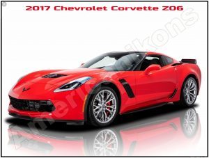 2017 Chevrolet Corvette Z06 Collectible Metal Sign