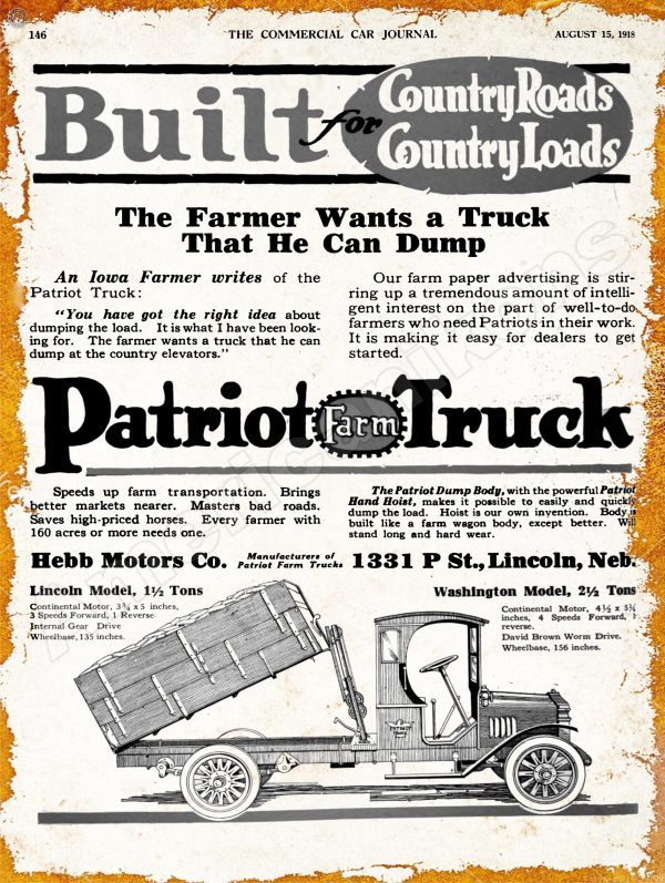 1918 patriot truck 1