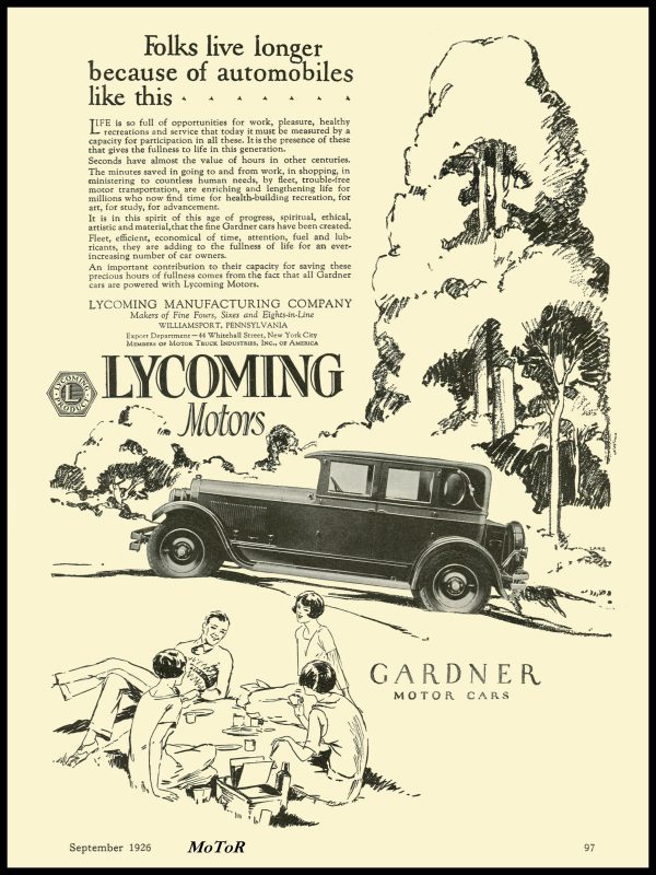 1926 Gardner Lycoming