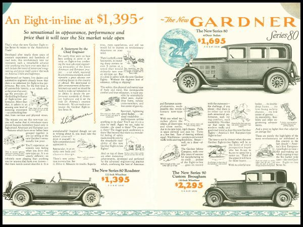 1926 Gardner Series 80-90 Two Page