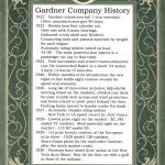 Gardner Company History