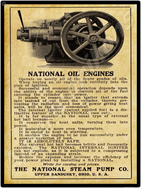 1914 National Oil Engine 2