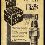 1916 Golden Giant Spark Plugs