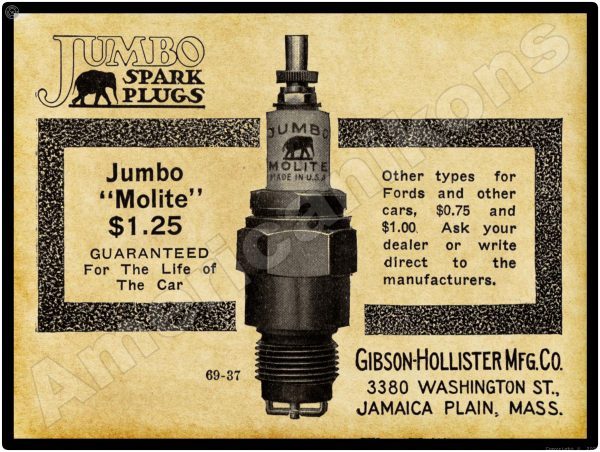 1916 Jumbo Spark Plugs