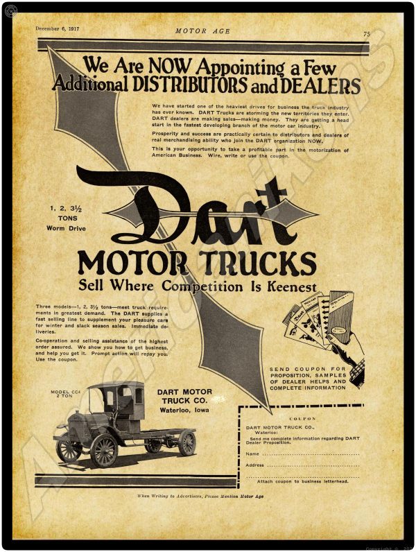 1917 Dart Motor Trucks 1