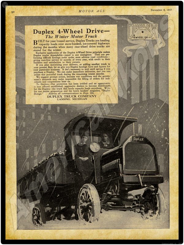 1917 Duplex Trucks 1