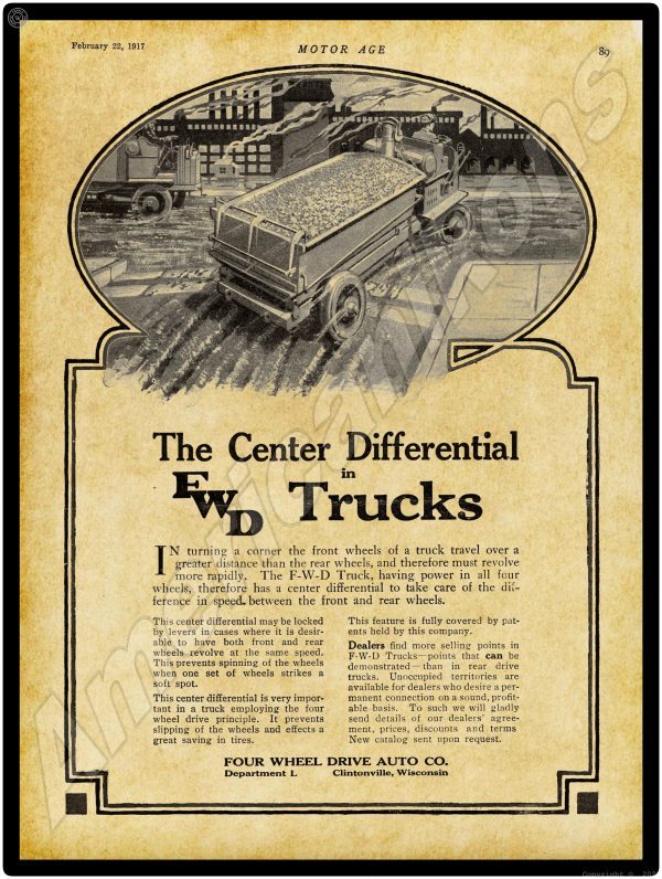 1917 FWD Trucks 1