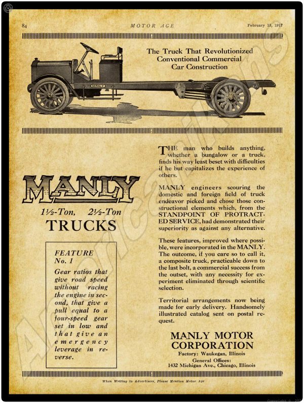 1917 Manly Trucks 2
