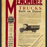 1917 menominee trucks red