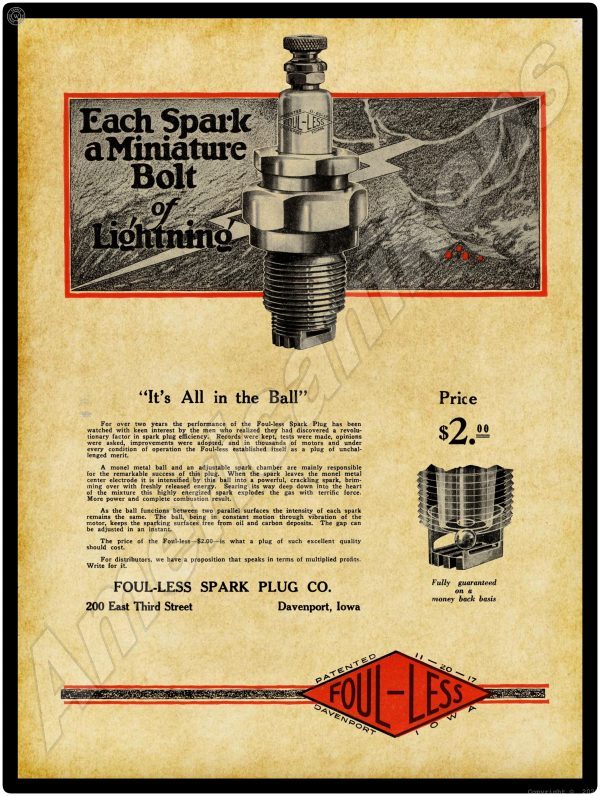 1920 Foul Less Spark Plug