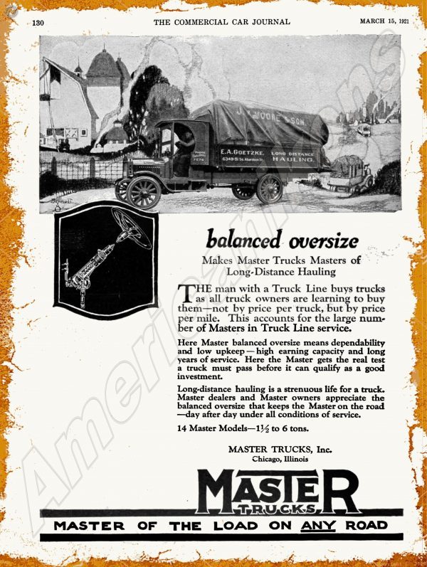 1921 Master Trucks 1