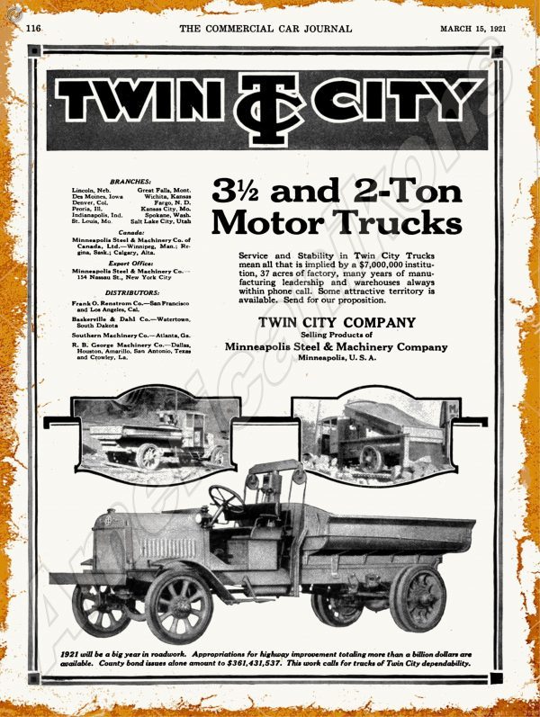 1921 Twin City 1