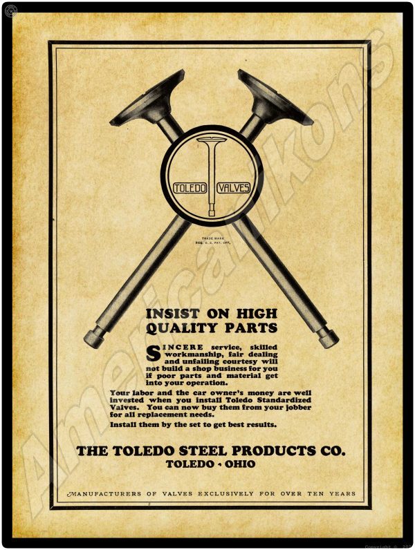 1924 Toledo Steel Products