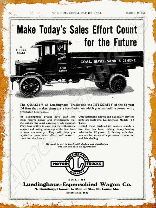 1925 Luedinghaus Trucks 1