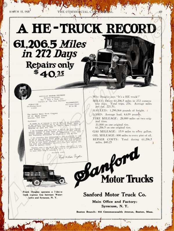 1925 Sanford Trucks 1