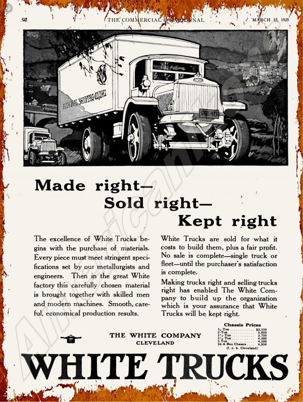 1925 White Trucks 1