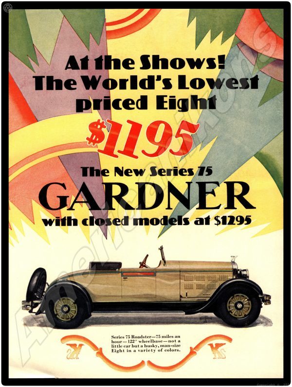 1928 Gardner Automobiles Front