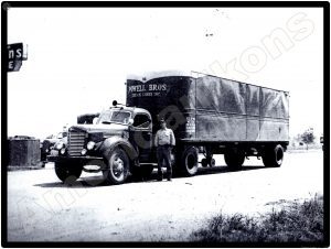 International Trucks Collectible Metal Sign: Powell Brothers Truck Lines