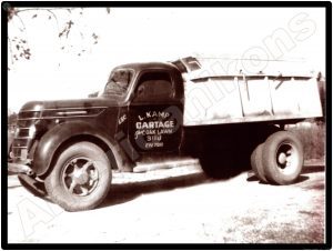 International Trucks Collectible Metal Sign: L. Kamp Cartage