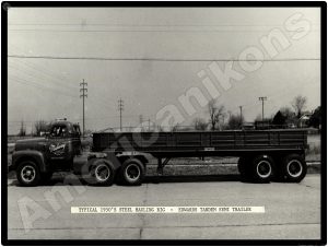 International Trucks Collectible Metal Sign: Midway Transit Steel Hauler
