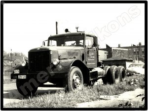 International Trucks Collectible Metal Sign: O. Pirkle - Chicago, 1950