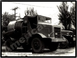 International Trucks Collectible Metal Sign: Rex Concrete Truck