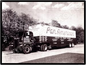 International Trucks Collectible Metal Sign: Pan American Van Lines - "Sweet Jean" - Image 1