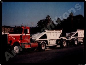 White Trucks Collectible Metal Sign: White Western Star Gravel Hauler