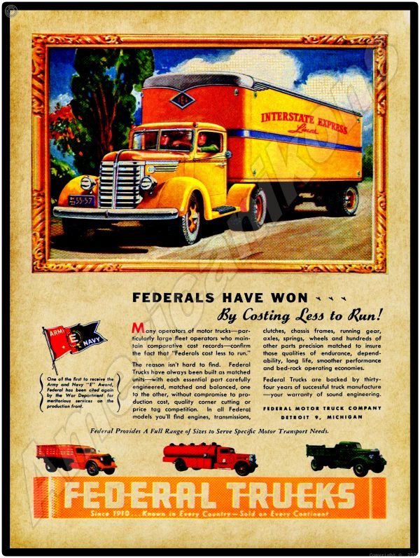1944 Federal Trucks 1