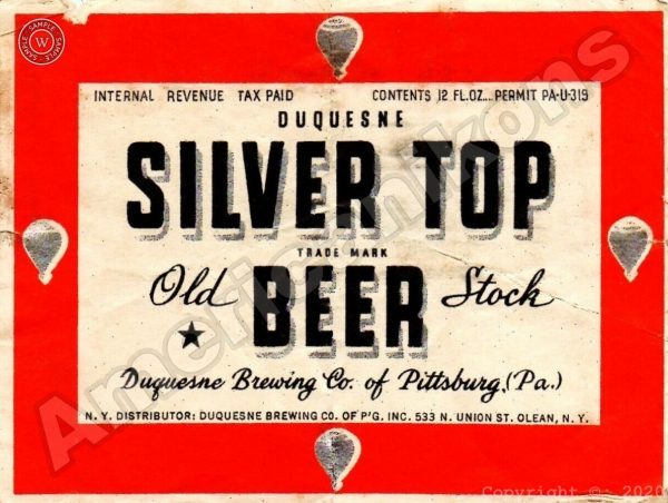 Silver Top Beer