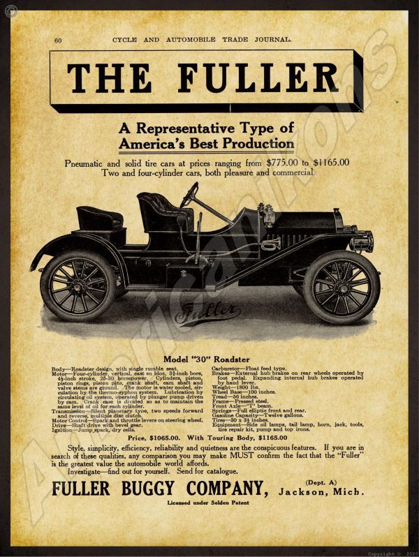 1911 Fuller Buggy Company 1