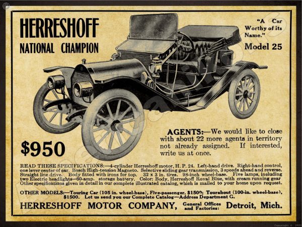 1911 Herreshoff Automobiles 2