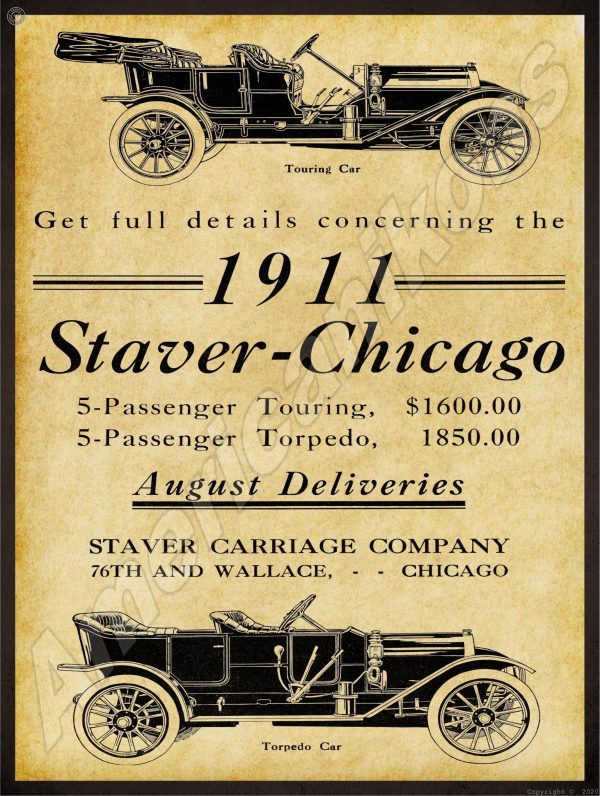 1911 Staver Chicago Automobiles 2