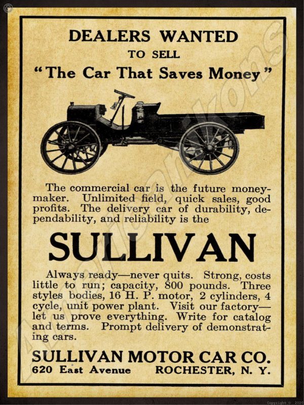 1911 Sullivan Motor Car 1