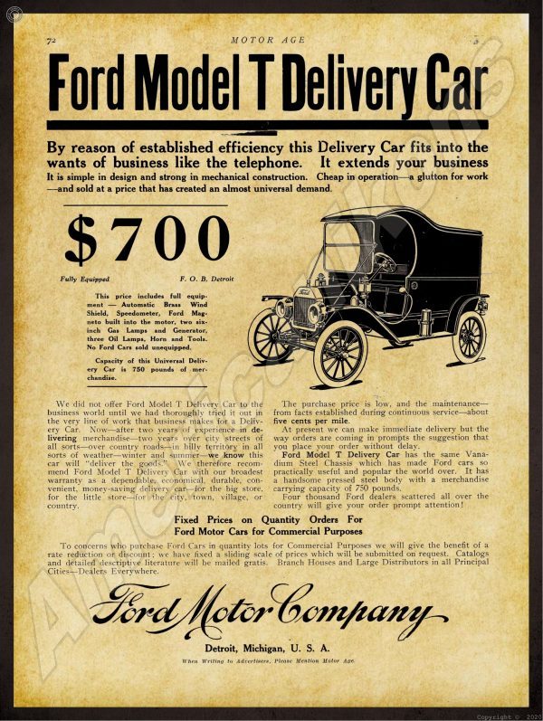 1912 Ford Model T Delivery Car 2