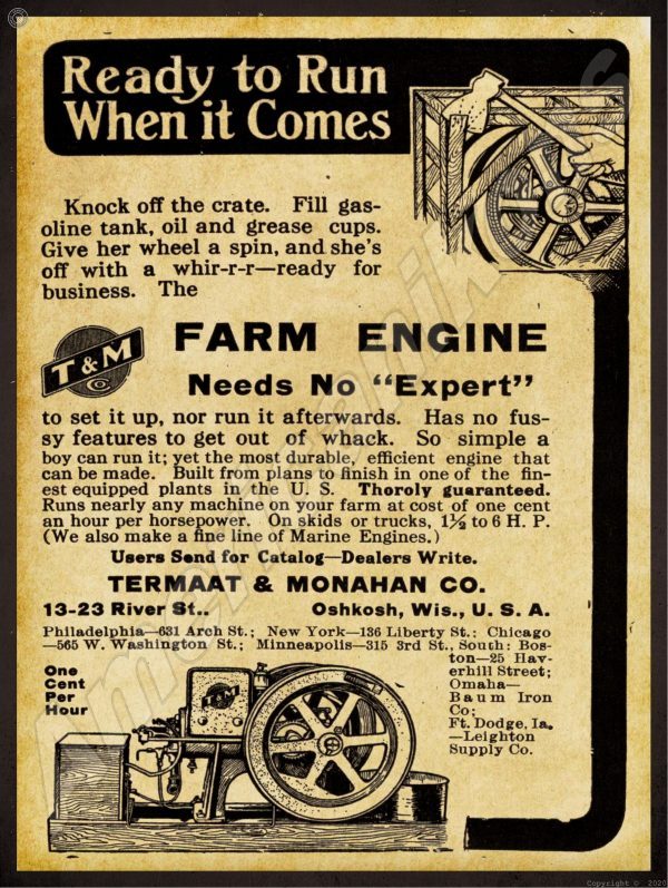 1912 T & M Engines