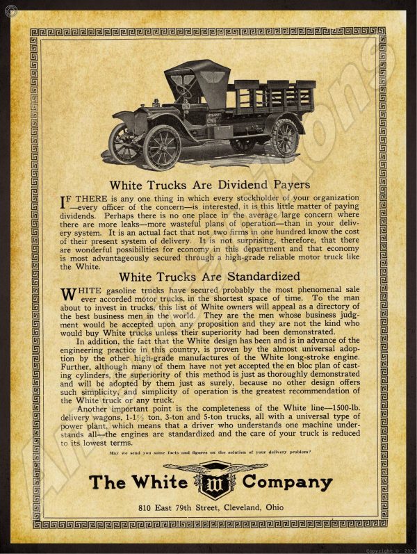 1912 White trucks 2