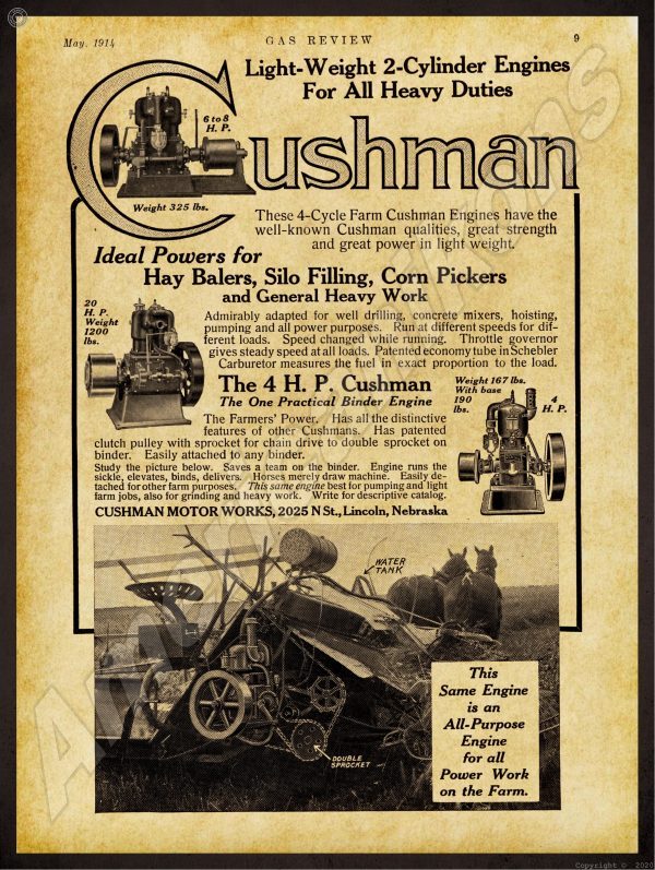 1914 Cushman Motor Works 1