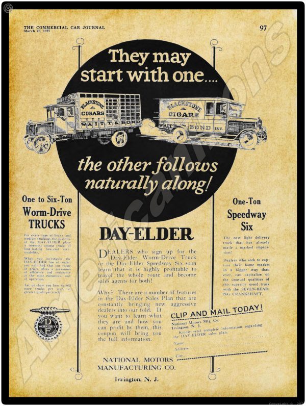 1927 Day Elder Trucks 1