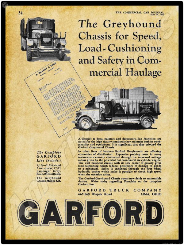 1927 Garford Trucks 1