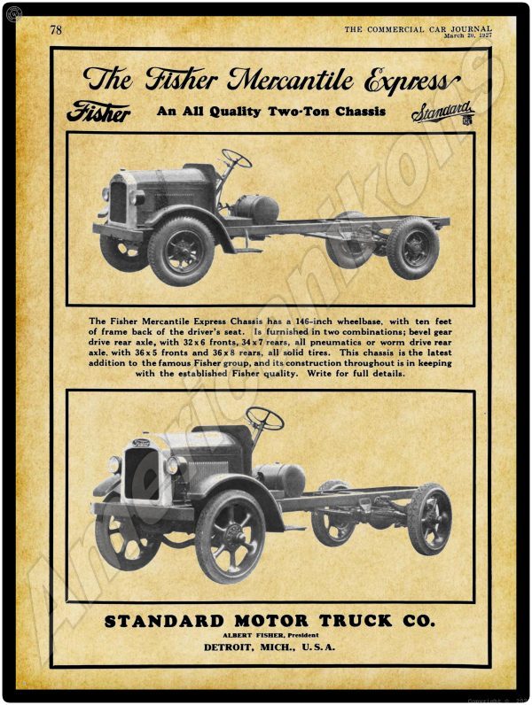 1927 Standard trucks 1