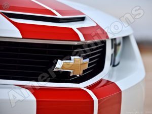 2011 Chevrolet Camaro Collectible Metal Sign: Front End Friday Shot