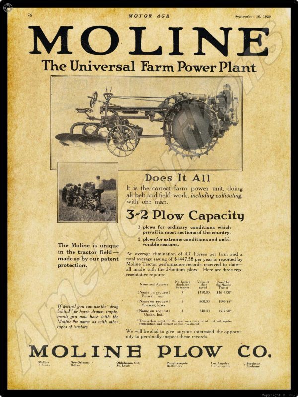 delta 1920 moline plow 1