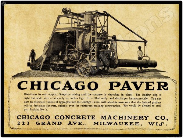 1913 chicago paver