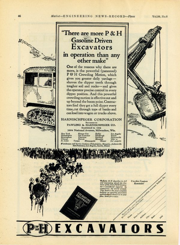 tango 1927 harnischfeger 10