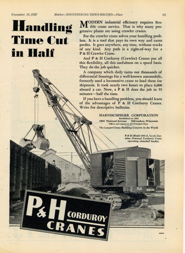 tango 1929 harnischfeger 7