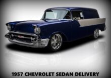 1957 Chevrolet Sedan Delivery Collectible Metal Sign