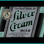 silver cream beer aqua